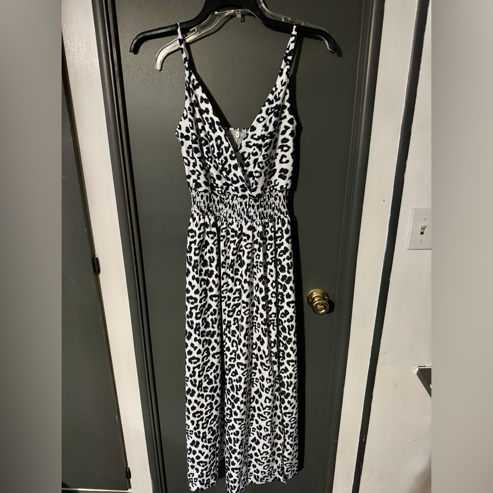 Leopard Print Maxi Dress